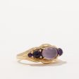 Lavender Chalcedony & Amethyst Cocktail Ring | 2.25ctw | SZ 7.75 | For Cheap