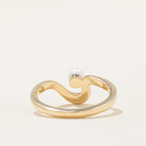 100 Ways  Freshwater Pearl Freeform Ring | SZ 6.5 | For Discount