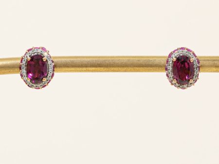 Multi Gemstones Earrings | 2.56ctw | Hot on Sale