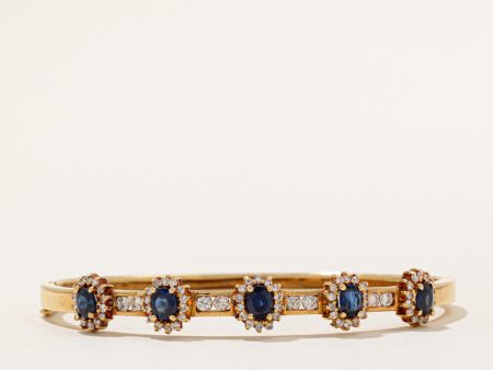 Sapphire & Diamond Bracelet | 1.75ctw, 0.56ctw | 6  | Online Hot Sale