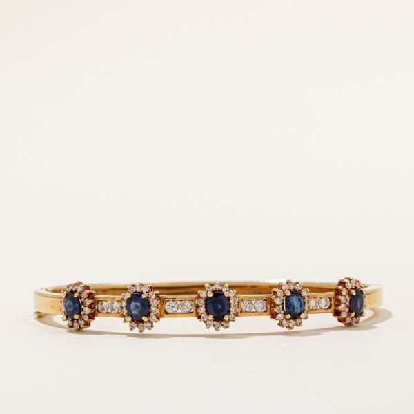 Sapphire & Diamond Bracelet | 1.75ctw, 0.56ctw | 6  | Online Hot Sale