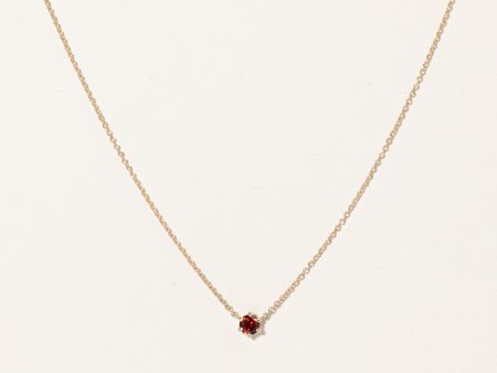 100 Ways  Mozambique Garnet Pendant Necklace | 0.33ct | 18  | Online Sale