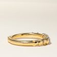 18K Yellow Gold Studded Design Bangle Diamond Bangle Bracelet | 1.54ctw | 6.5  | Online Sale