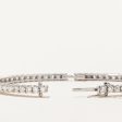 Diamond Bangle Bracelet | 5.60ctw I1 I2 G H | 8  | For Discount