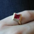 Synthetic Ruby Cocktail Ring | 1.65ct | SZ 6 | Online Hot Sale