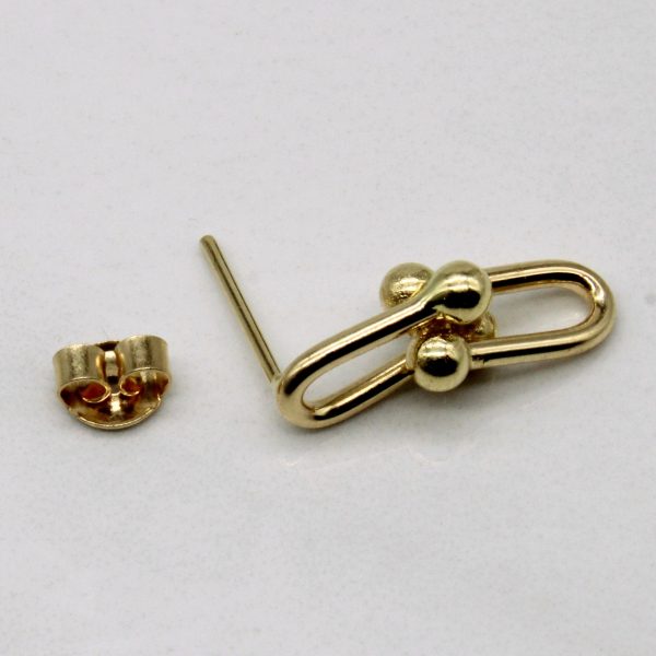 Gold Drop Hard Wear Inspired 18k Earrings For Cheap