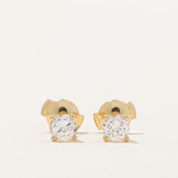 100 Ways  GIA Certified Diamond Stud Earrings | 0.97ctw SI1 2 F G | Online Sale