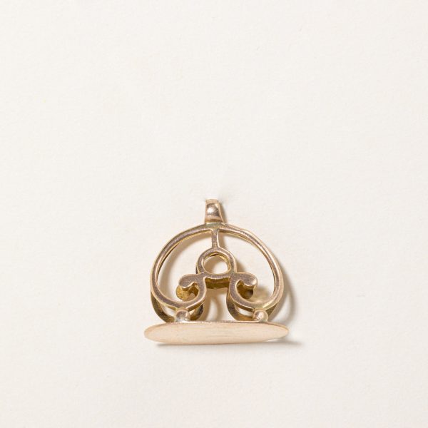 Gold Filigree Charm on Sale