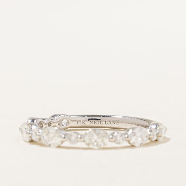 Neil Lane  Diamond Semi Eternity Band | 0.90ctw | SZ 6.5 | Sale