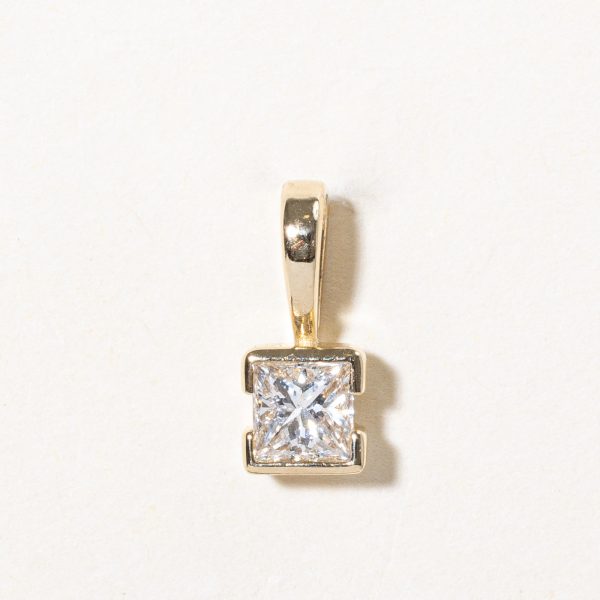 100 Ways  GIA Certified Semi Bezel Set Diamond Pendant | 0.42ct SI1 E | Online