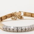 Two Tone Gold Illusion Set Diamond Bracelet | 0.27ctw | 7.5  | For Cheap