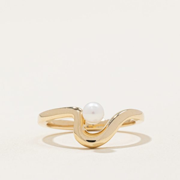 100 Ways  Freshwater Pearl Freeform Ring | SZ 6.5 | For Discount