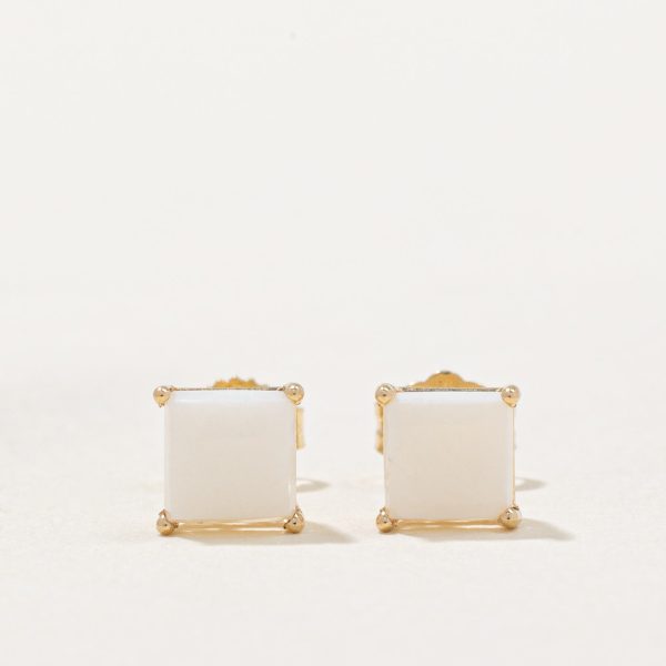 Square Opal Earrings | 1.00ctw | Online now