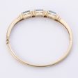 14k Yellow Gold Topaz & Diamond Bracelet | 4.50ctw, 0.35ctw | 6.5  Sale